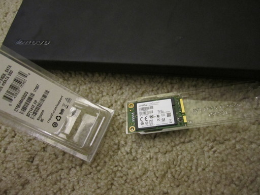 The mSATA SSD