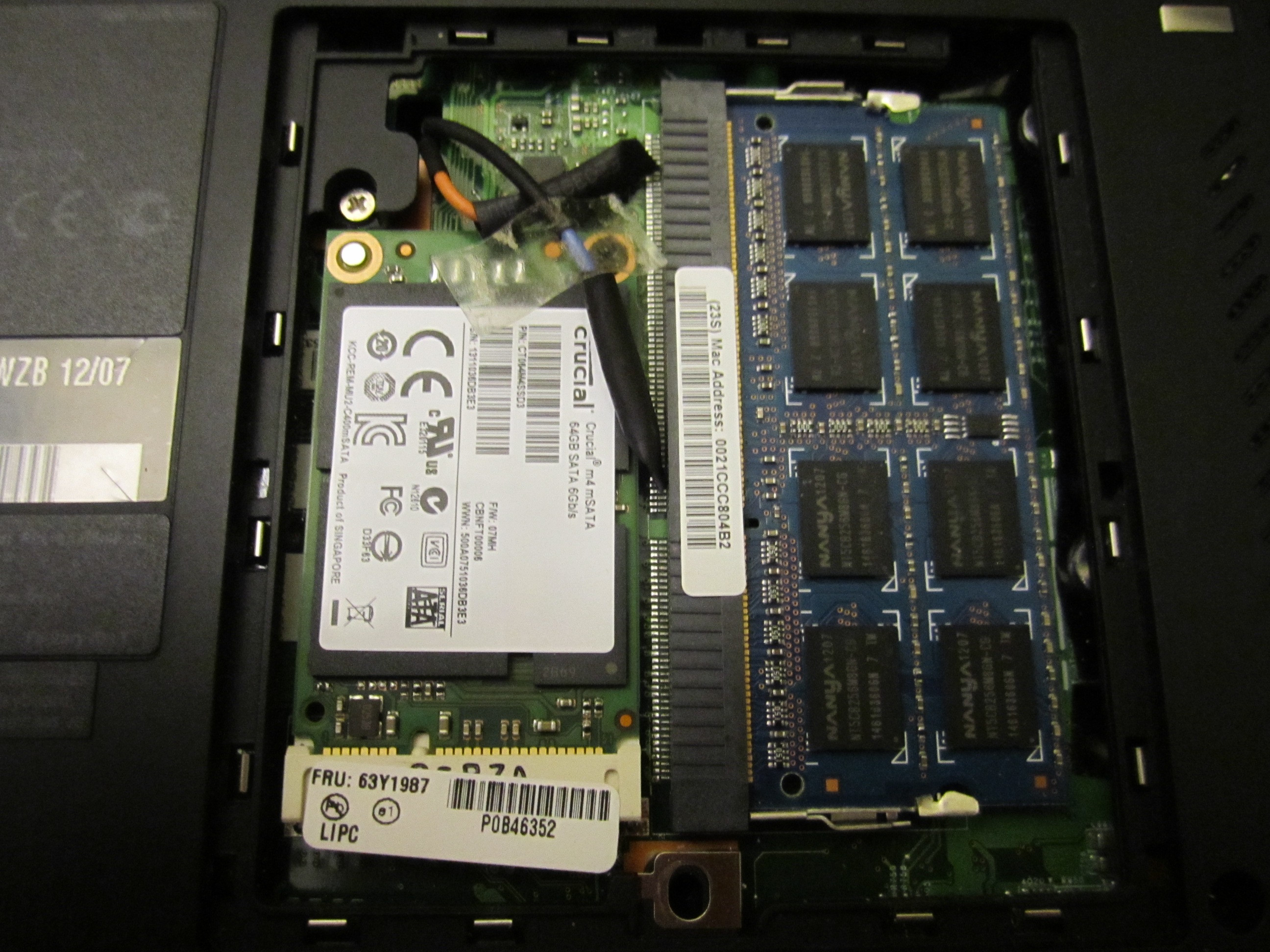 Как установить msata ssd в ноутбук